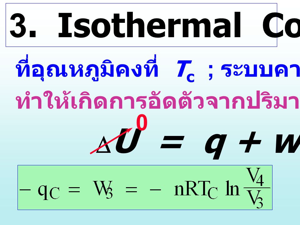 3. Isothermal Compression