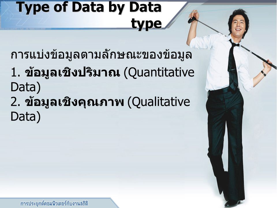 Type of Data by Data type