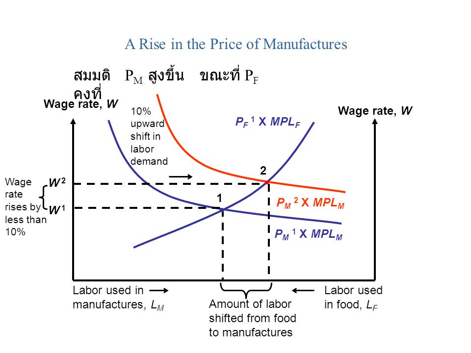 A Rise in the Price of Manufactures