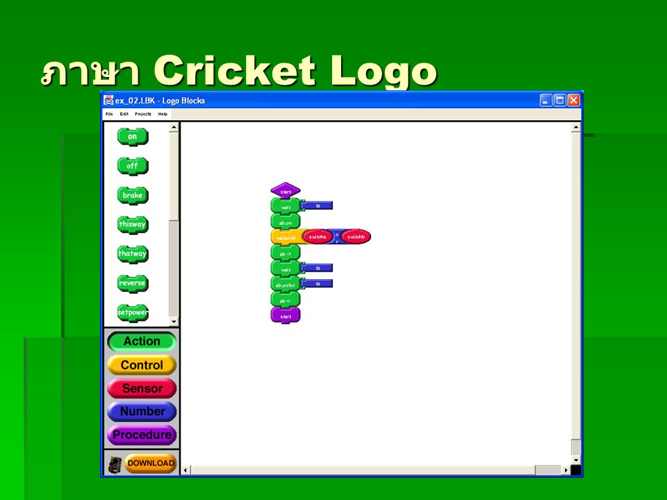 ภาษา Cricket Logo