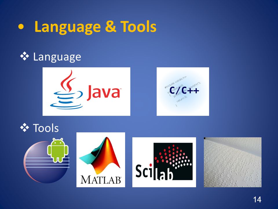 Language & Tools Language Tools