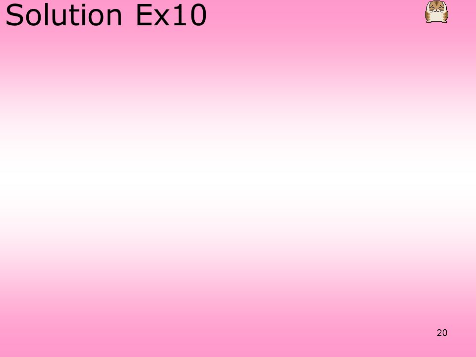 Solution Ex10
