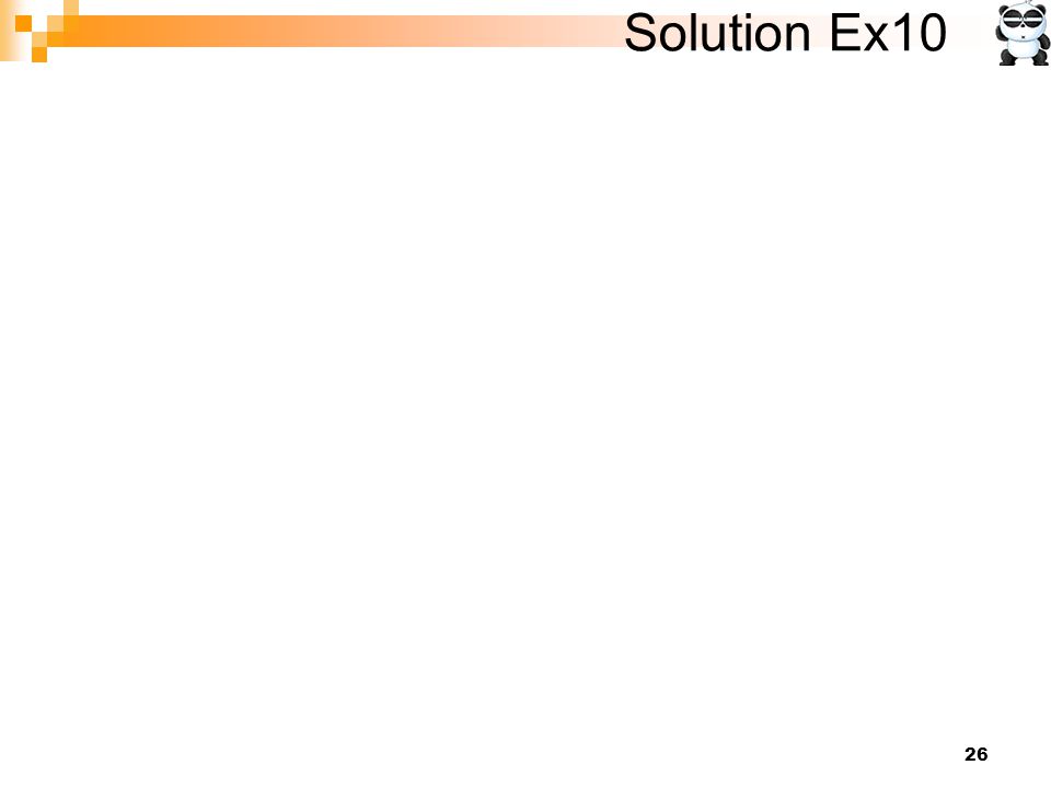 Solution Ex10