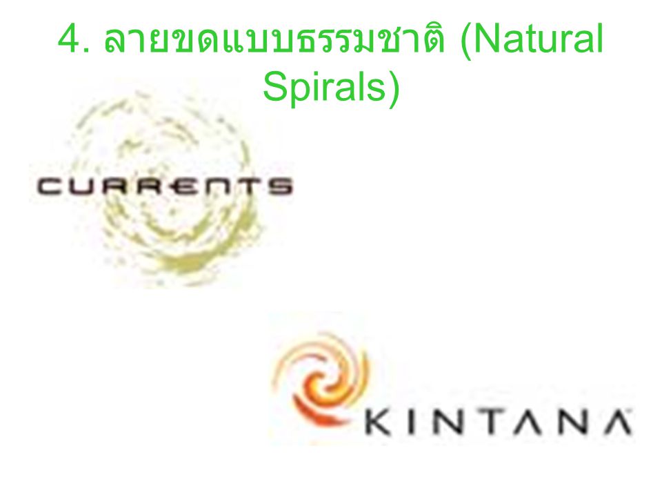 4. ลายขดแบบธรรมชาติ (Natural Spirals)