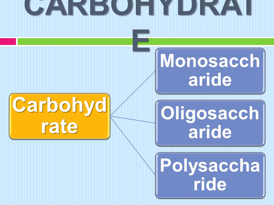 CARBOHYDRATE Carbohydrate Monosaccharide Oligosaccharide