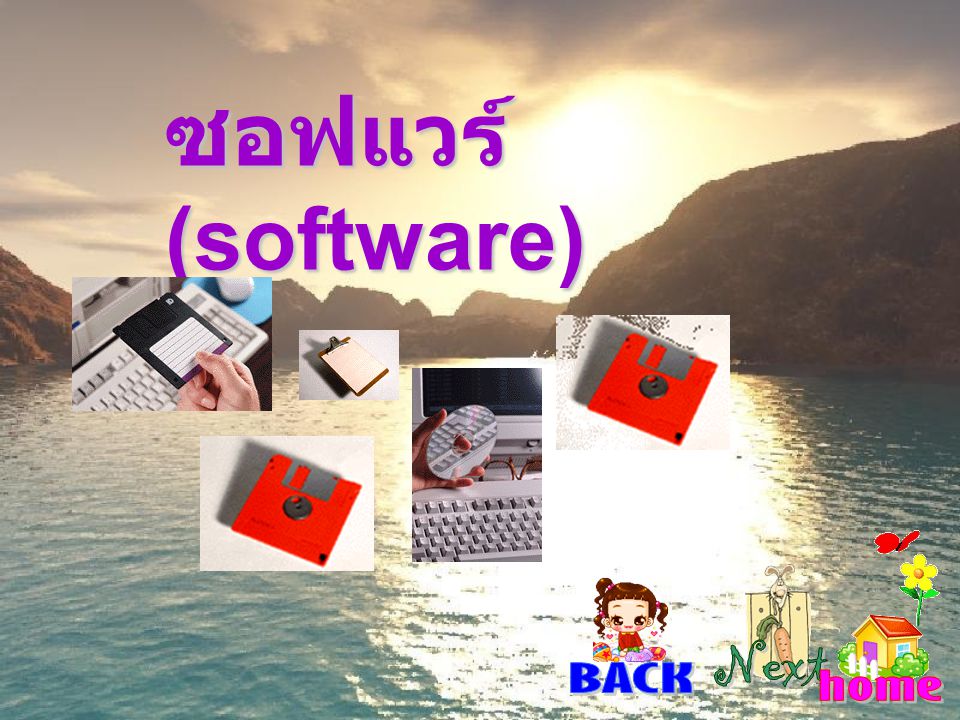 ซอฟแวร์ (software) Next BACK home