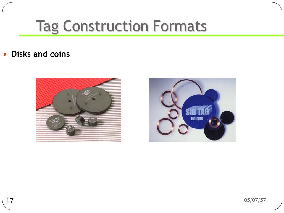 Tag Construction Formats