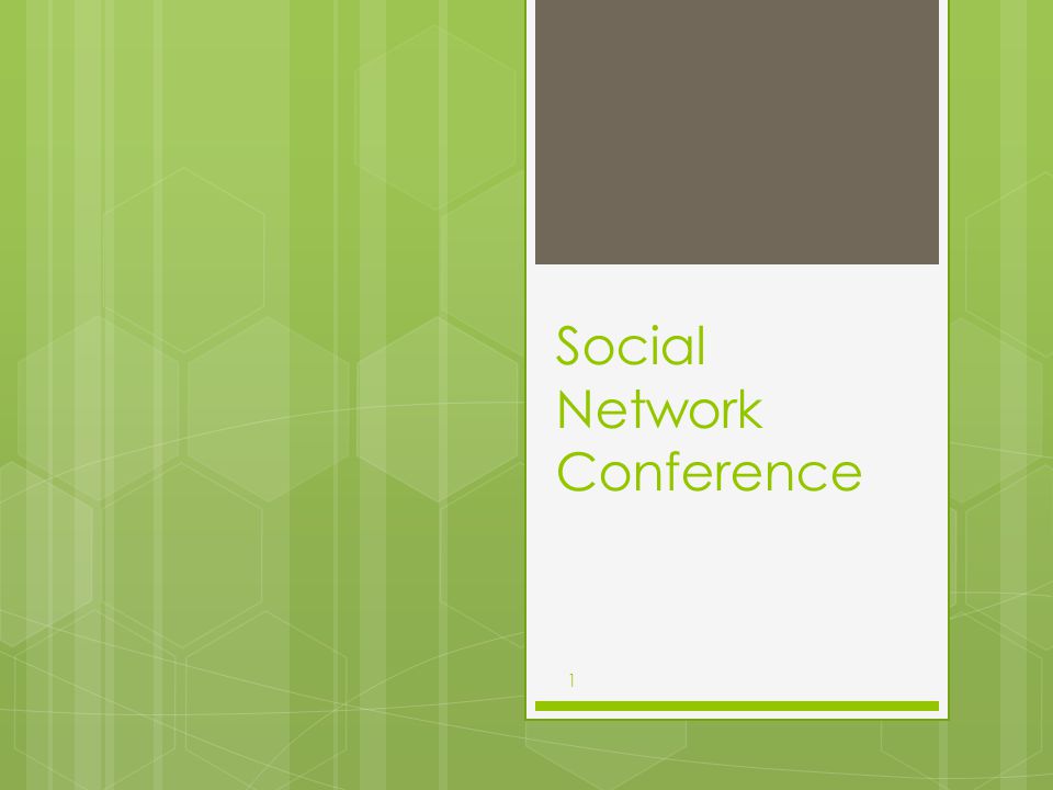 Social Network Conference