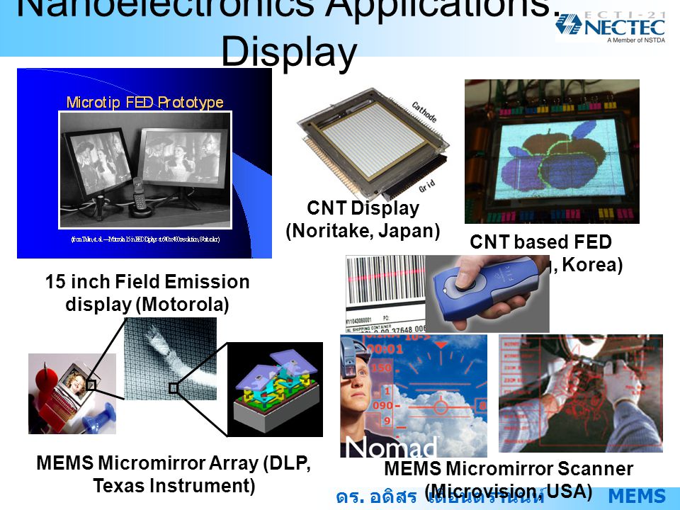 Nanoelectronics Applications: Display