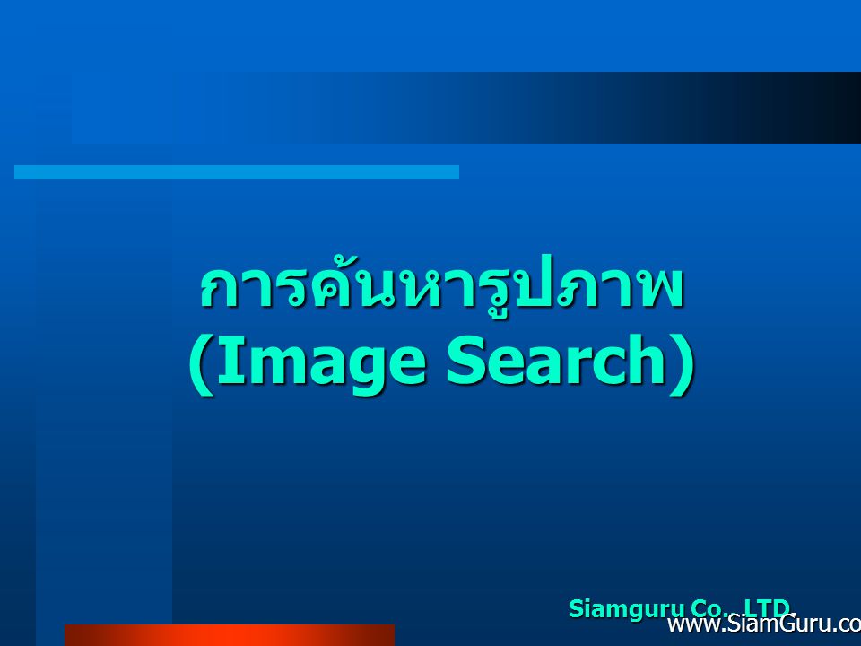 การค้นหารูปภาพ (Image Search)