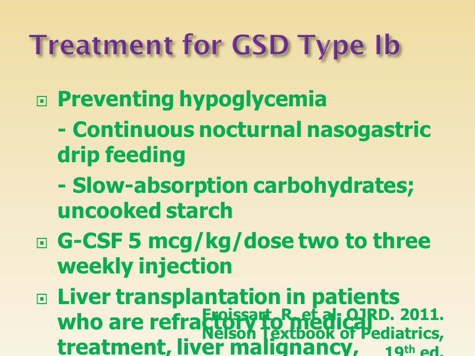 Treatment for GSD Type Ib