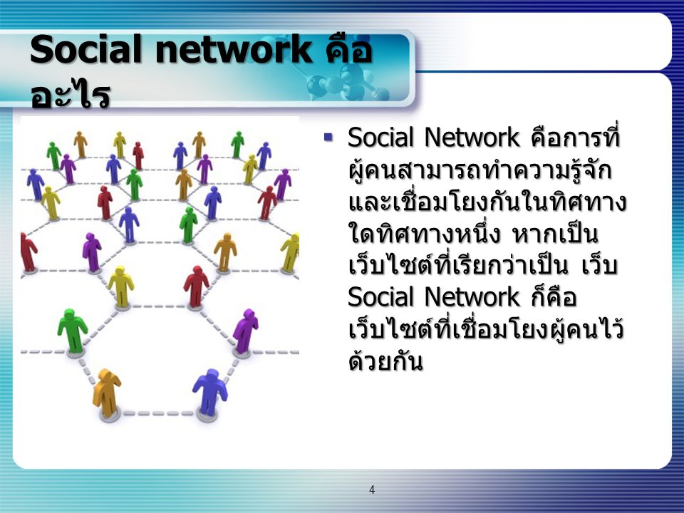 Social network คืออะไร