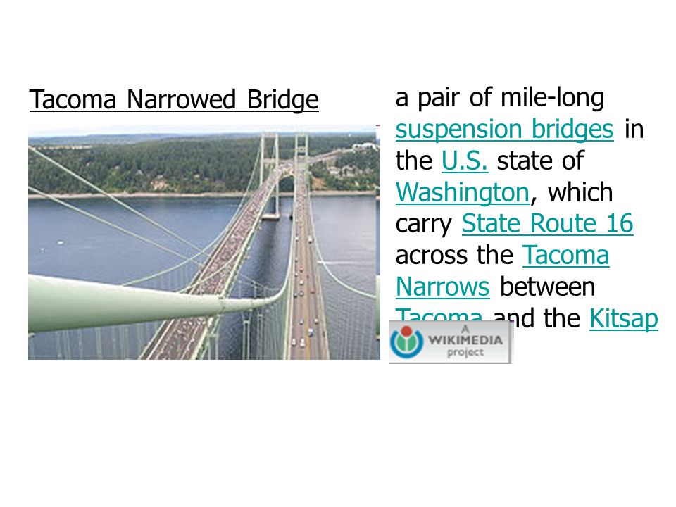 Tacoma Narrowed Bridge