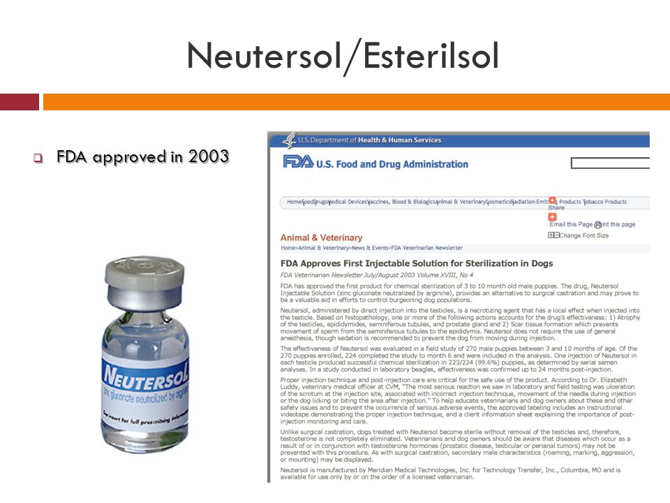 Neutersol/Esterilsol