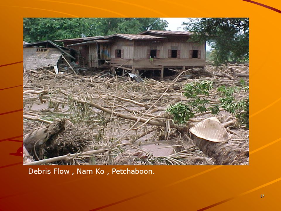 Debris Flow , Nam Ko , Petchaboon.