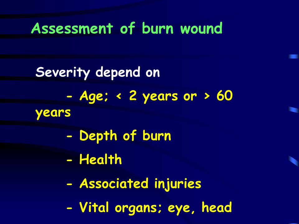 Assessment of burn wound