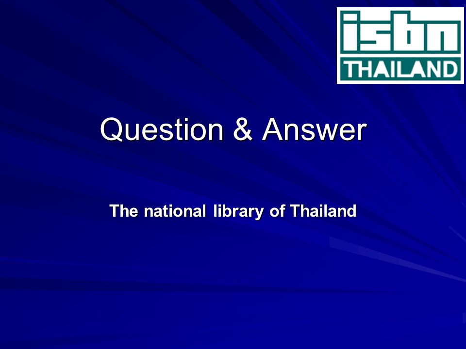 The national library of Thailand