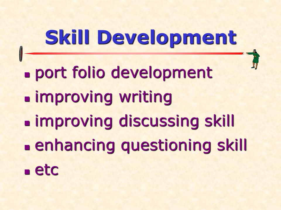 Skill Development port folio development improving writing