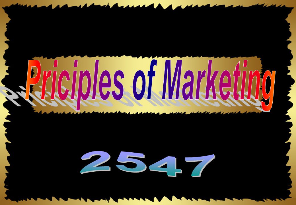 Priciples of Marketing