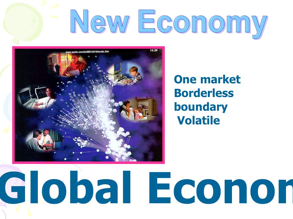 New Economy One market Borderless boundary Volatile Global Economy