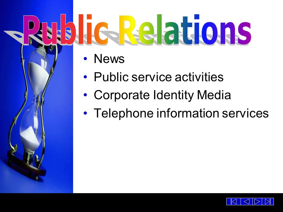 Public Relations News Public service activities