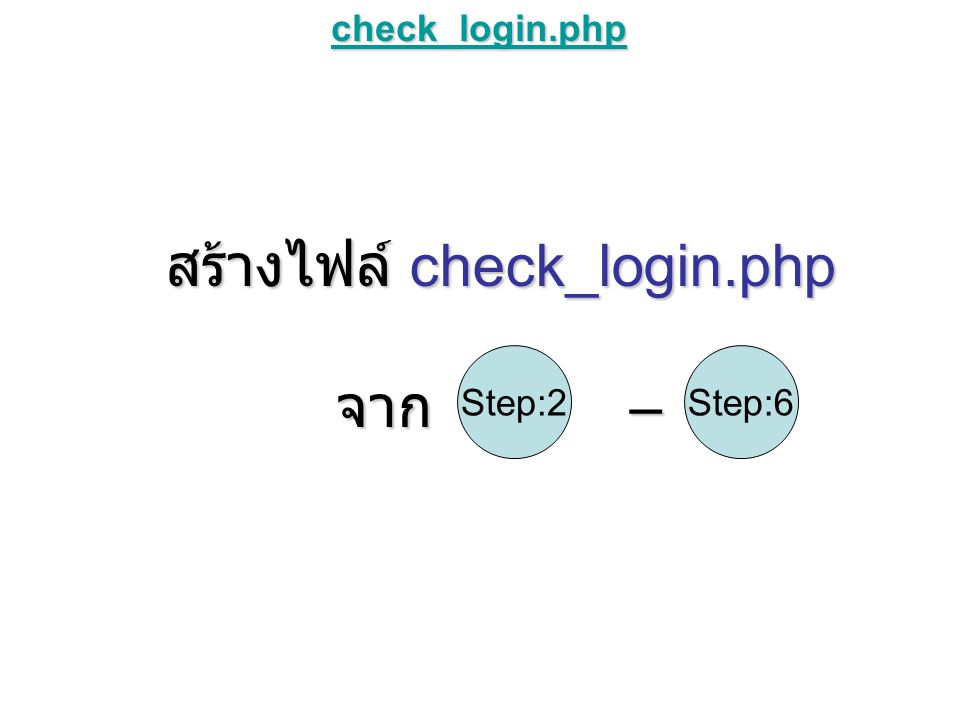 สร้างไฟล์ check_login.php