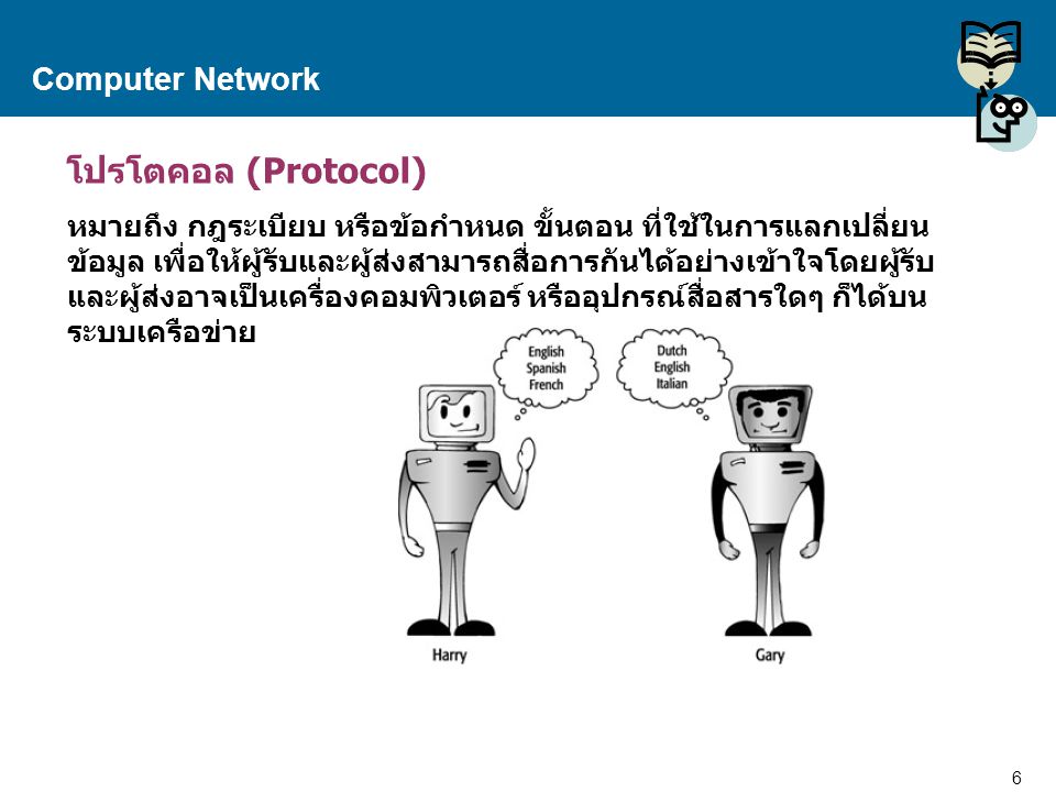 โปรโตคอล (Protocol) Computer Network
