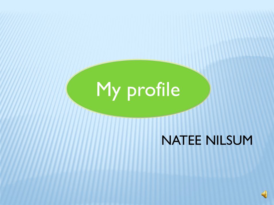My profile NATEE NILSUM