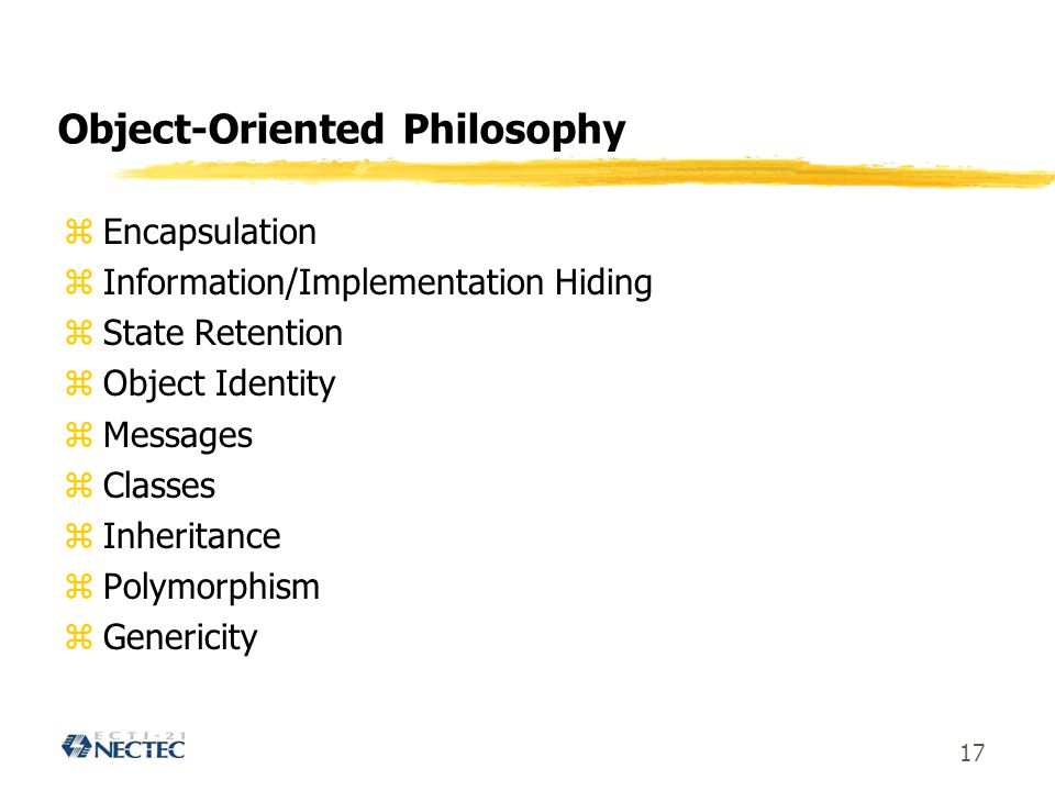 Object-Oriented Philosophy
