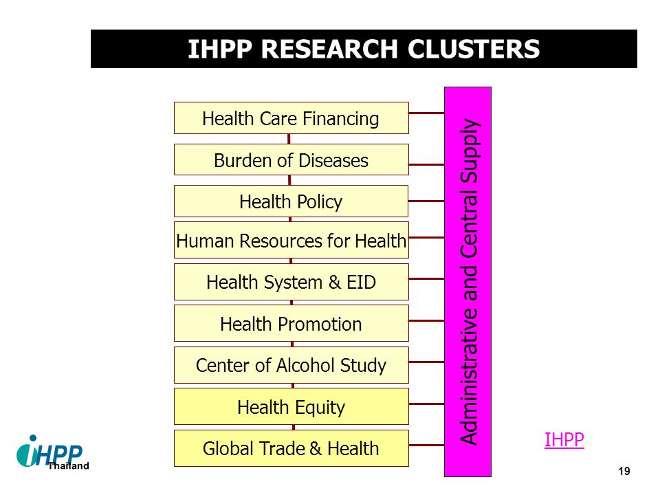 IHPP RESEARCH CLUSTERS