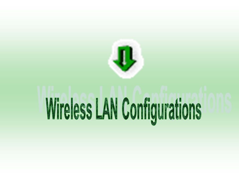 Wireless LAN Configurations