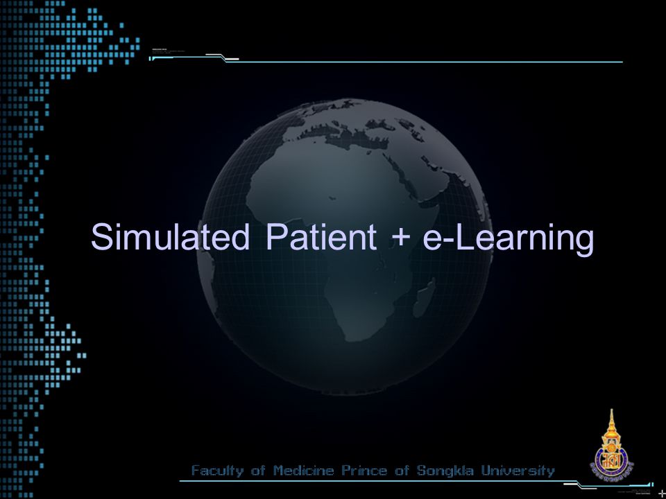 Simulated Patient + e-Learning