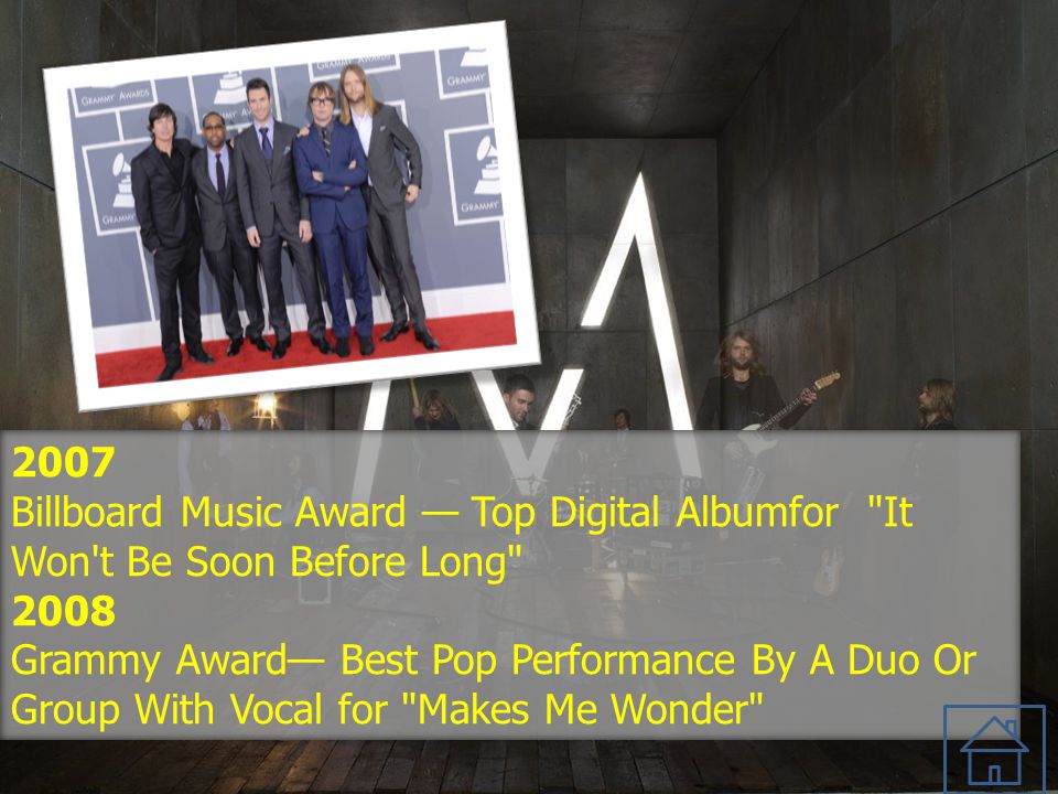 2007 Billboard Music Award — Top Digital Albumfor It Won t Be Soon Before Long