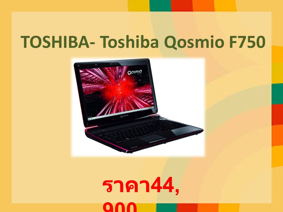 TOSHIBA- Toshiba Qosmio F750