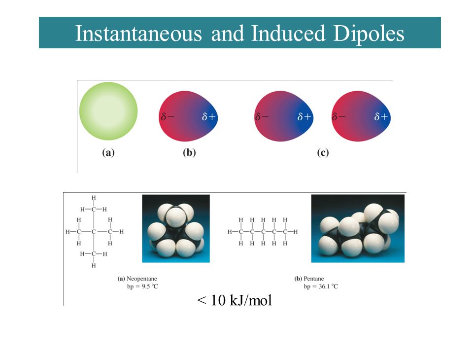 Instantaneous and Induced Dipoles