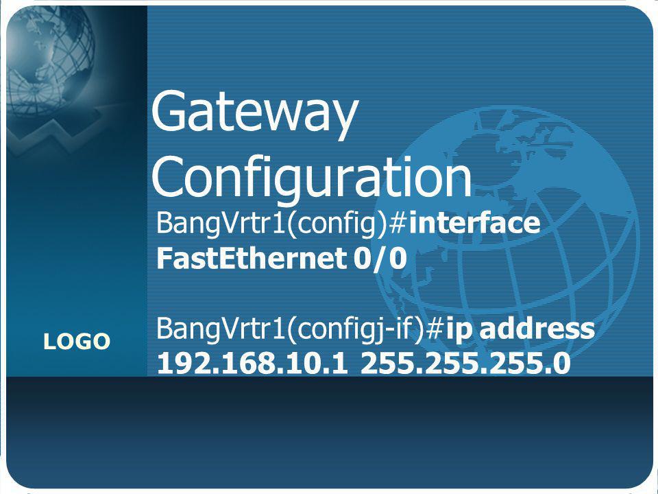 Gateway Configuration