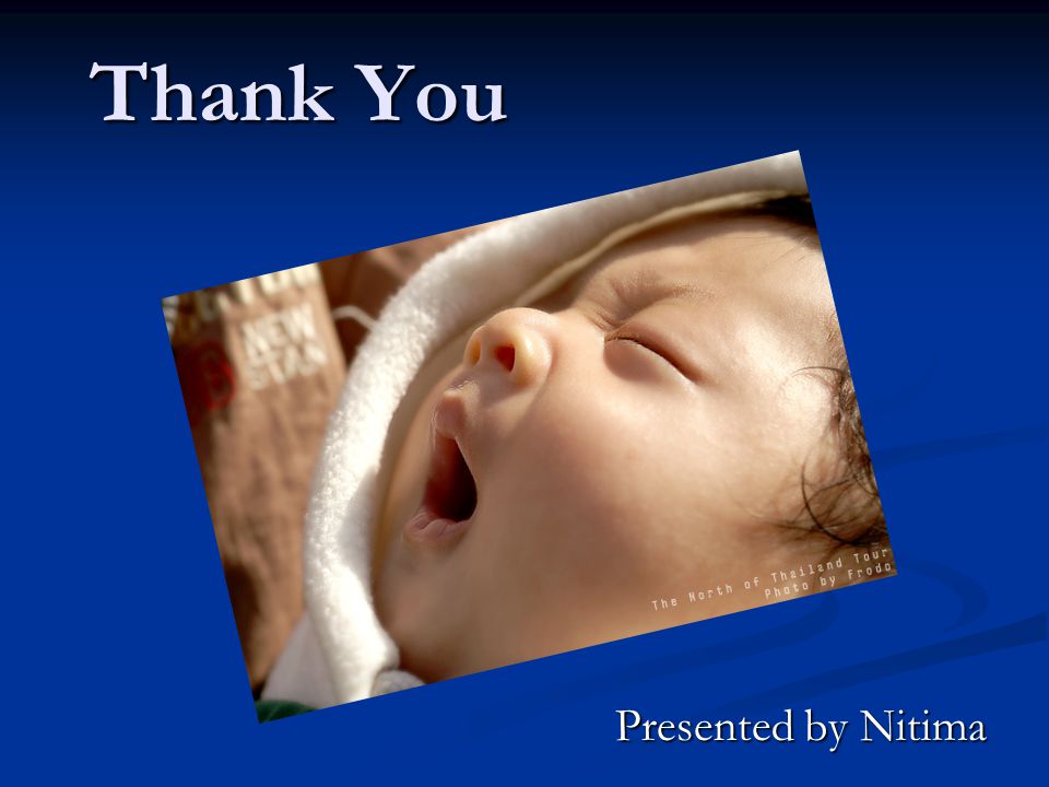 Thank You Presented by Nitima