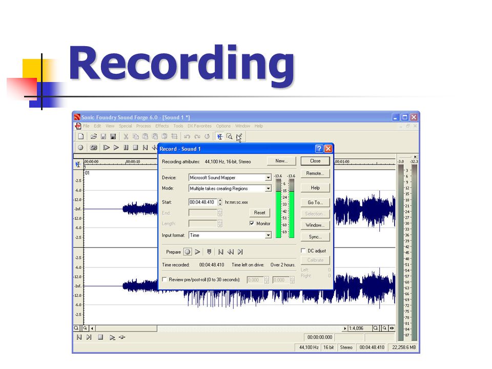 Recording