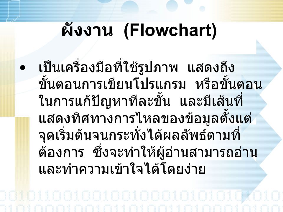 ผังงาน (Flowchart)