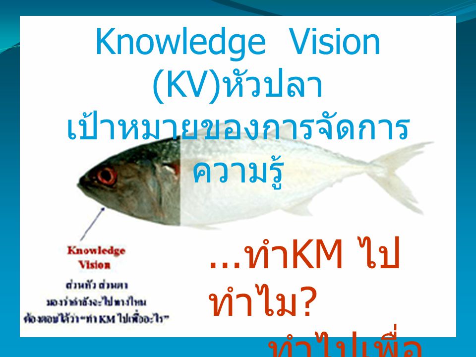 Knowledge Vision (KV)หัวปลา เป้าหมายของการจัดการความรู้
