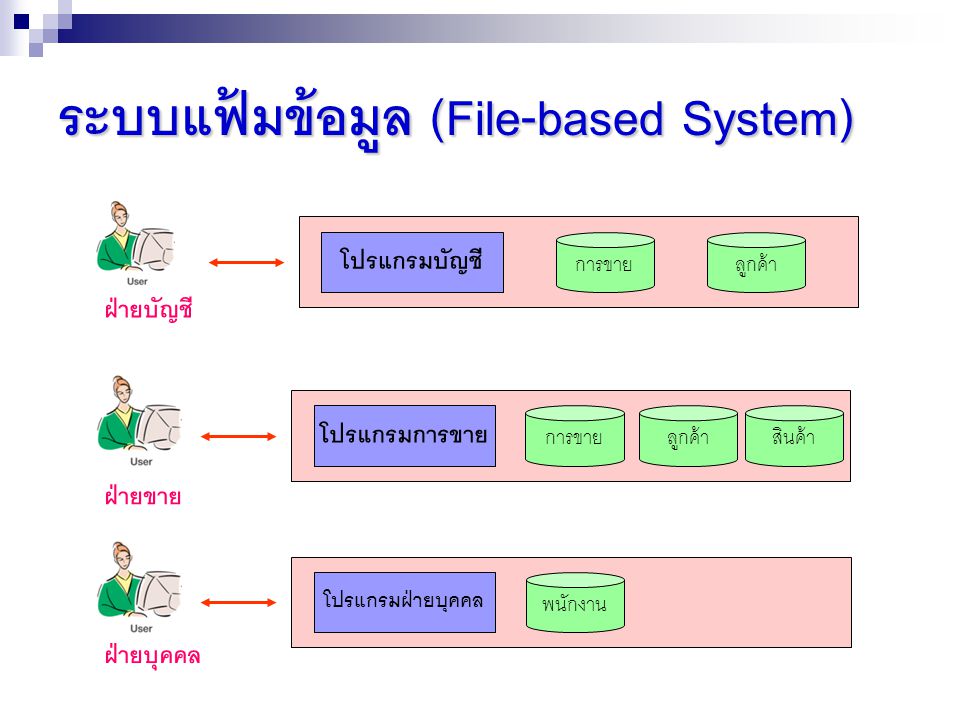ระบบแฟ้มข้อมูล (File-based System)