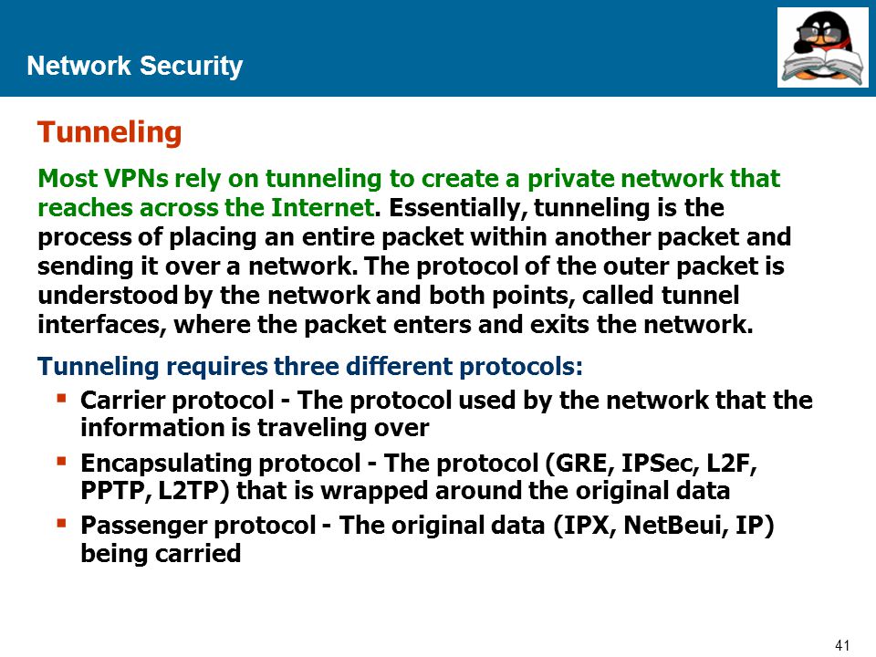 Tunneling Network Security