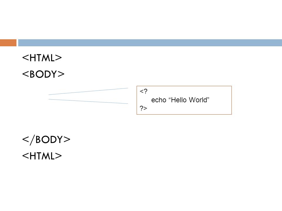 <HTML> <BODY> </BODY>