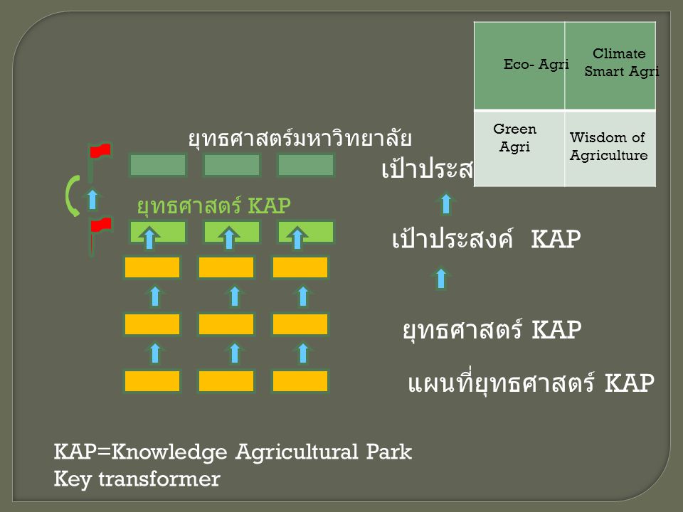 เป้าประสงค์ เป้าประสงค์ KAP ยุทธศาสตร์ KAP แผนที่ยุทธศาสตร์ KAP
