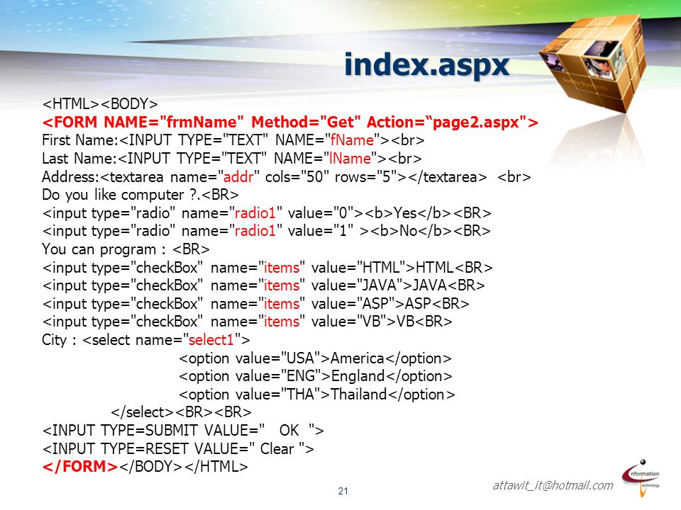 index.aspx <HTML><BODY>
