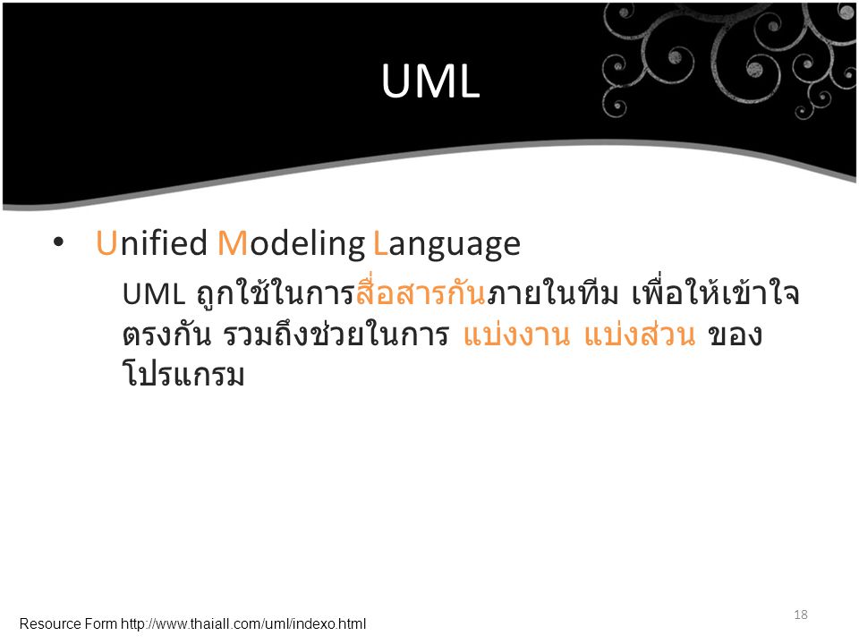 UML Unified Modeling Language