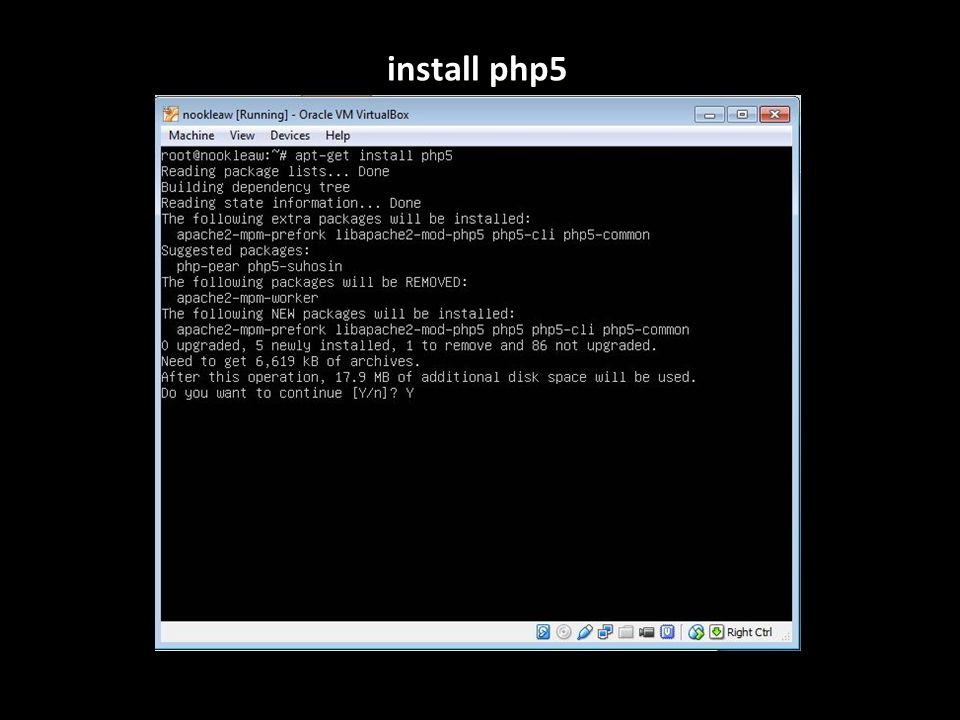 install php5