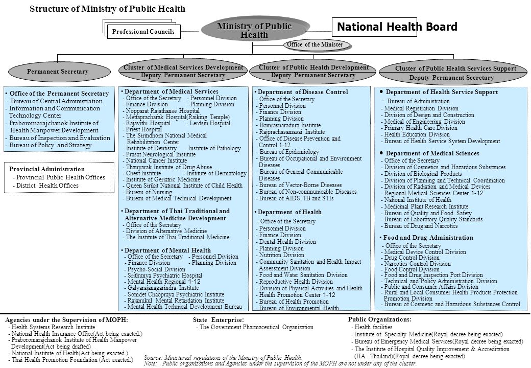 Cluster of Public Health Services Support