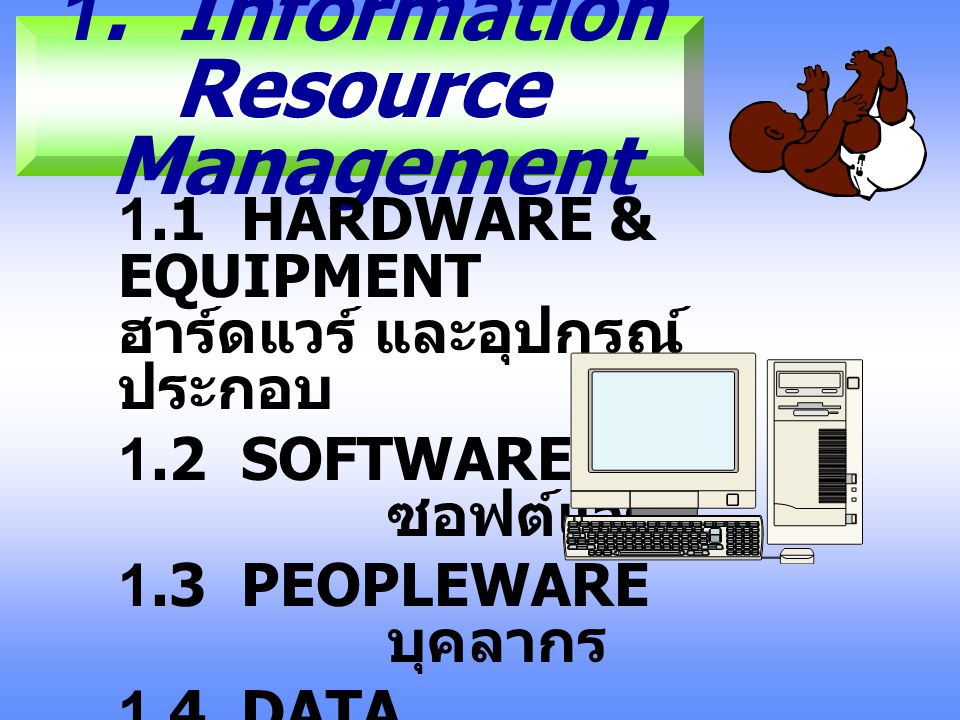 1. Information Resource Management