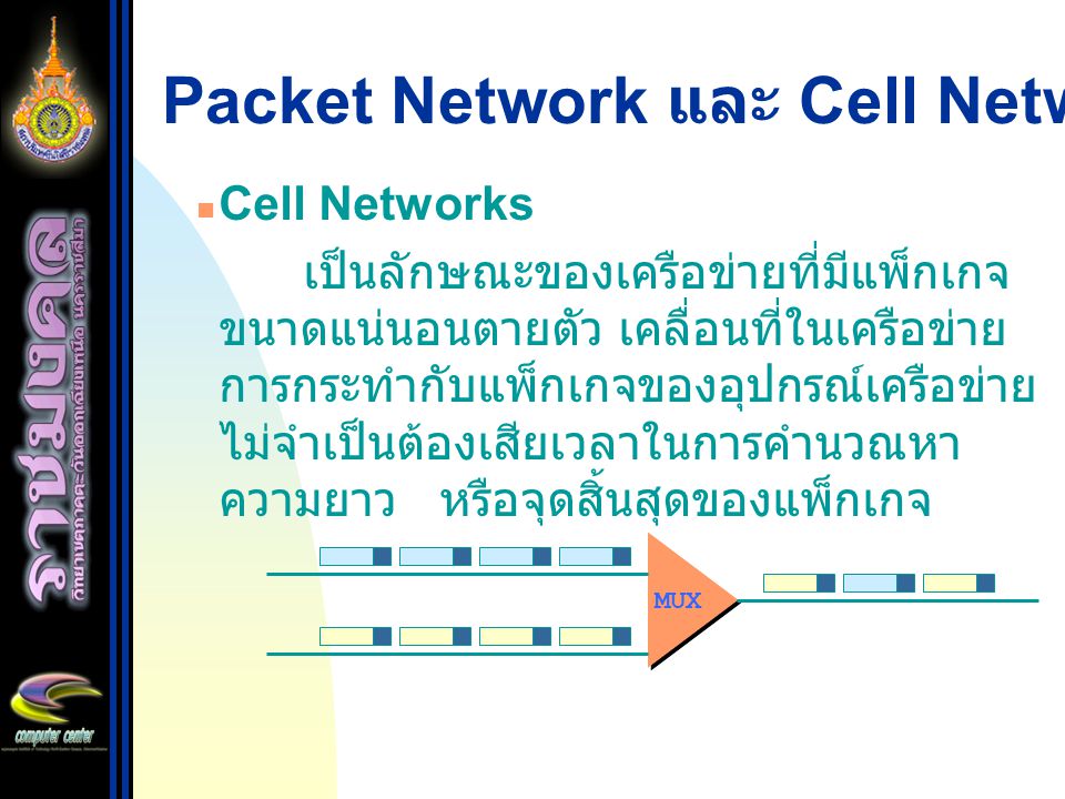Packet Network และ Cell Network